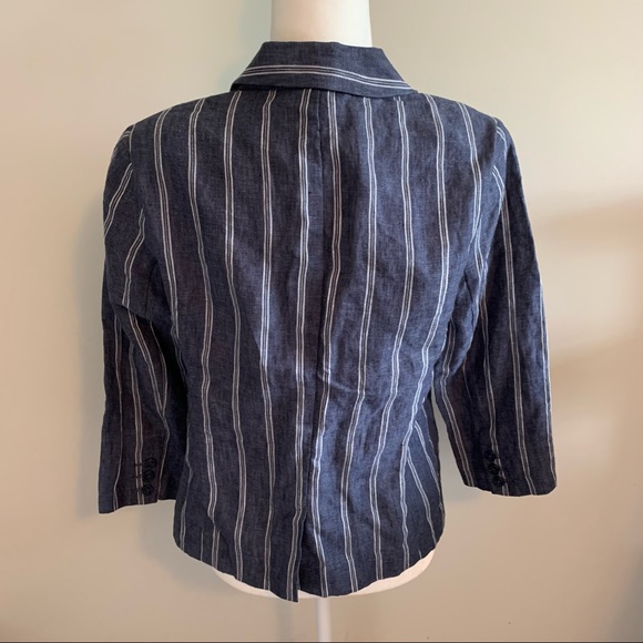 Cabi 100% Linen Striped Blazer - Picture 12 of 12